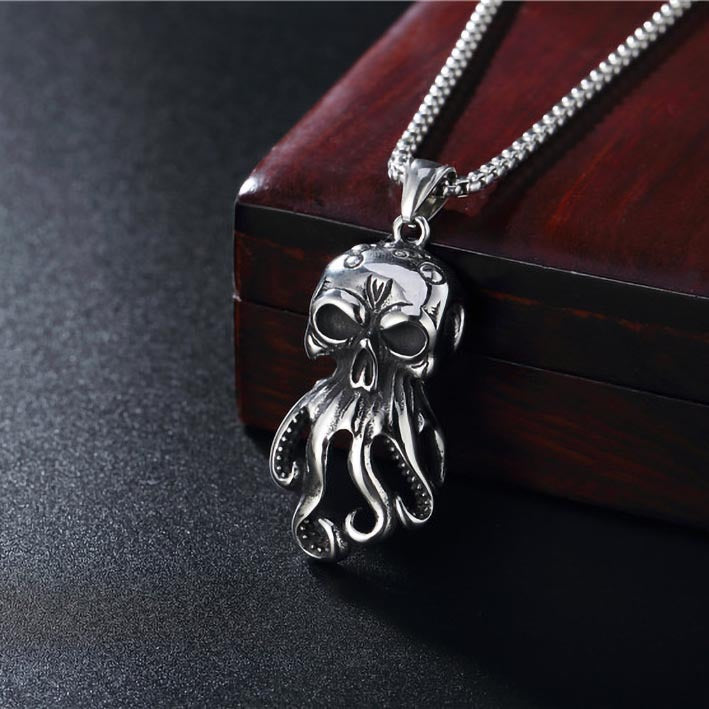 Wholesale Heart necklace human organ titanium steel chain